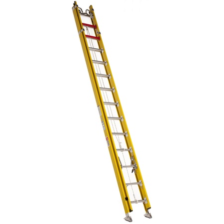 Bauer Ladder Fiberglass Extension Ladder, 300 lb Load Capacity 31132